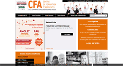 Desktop Screenshot of cfa.agglo-cotebasque.fr